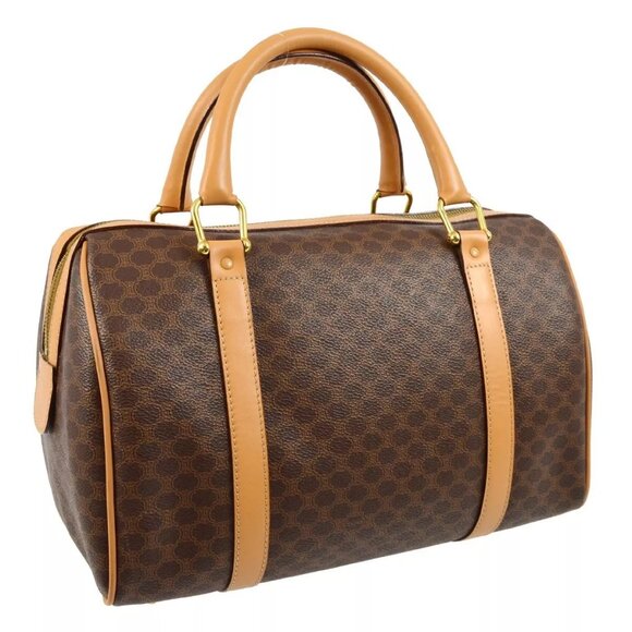 Celine Brown Macadam Handbag M13 191428 - Picture 13 of 16